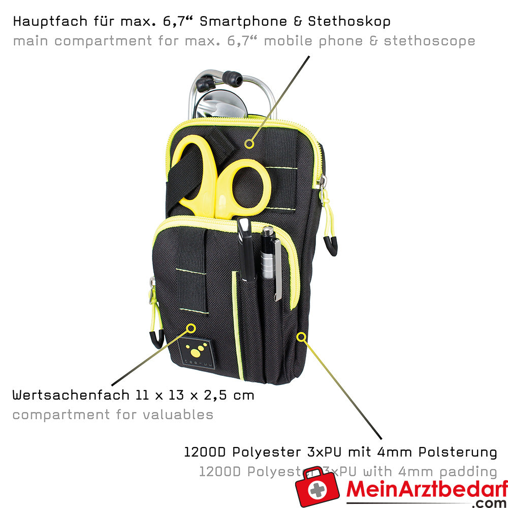 TEE-UU ZIP PLUS Holster - schwarz.