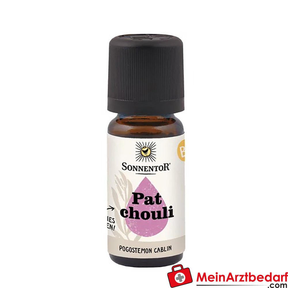 Sonnentor Bio Patchouli ätherisches Öl.