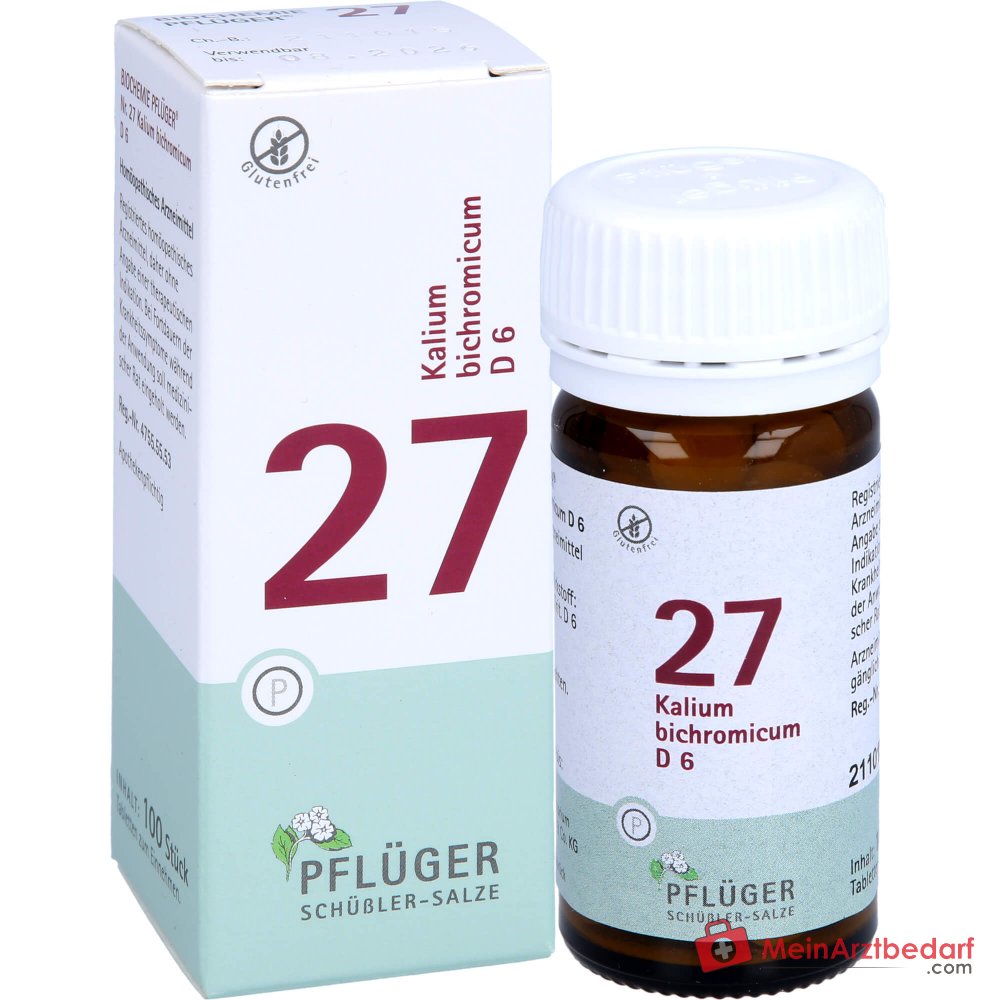Biochemie Pflüger Nr. 27 Kalium bichromicum D6 Tabletten 100 Stück