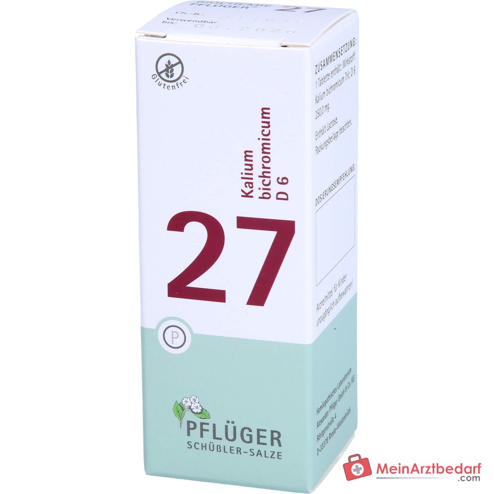 Biochemie Pflüger Nr. 27 Kalium bichromicum D6 Tabletten 100 Stück