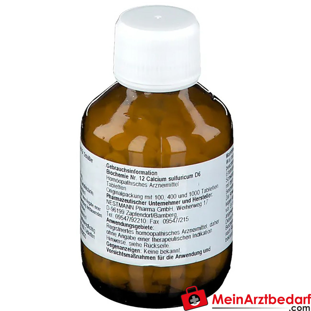 Biochemie Nr. 12 Calcium sulfuricum D6.