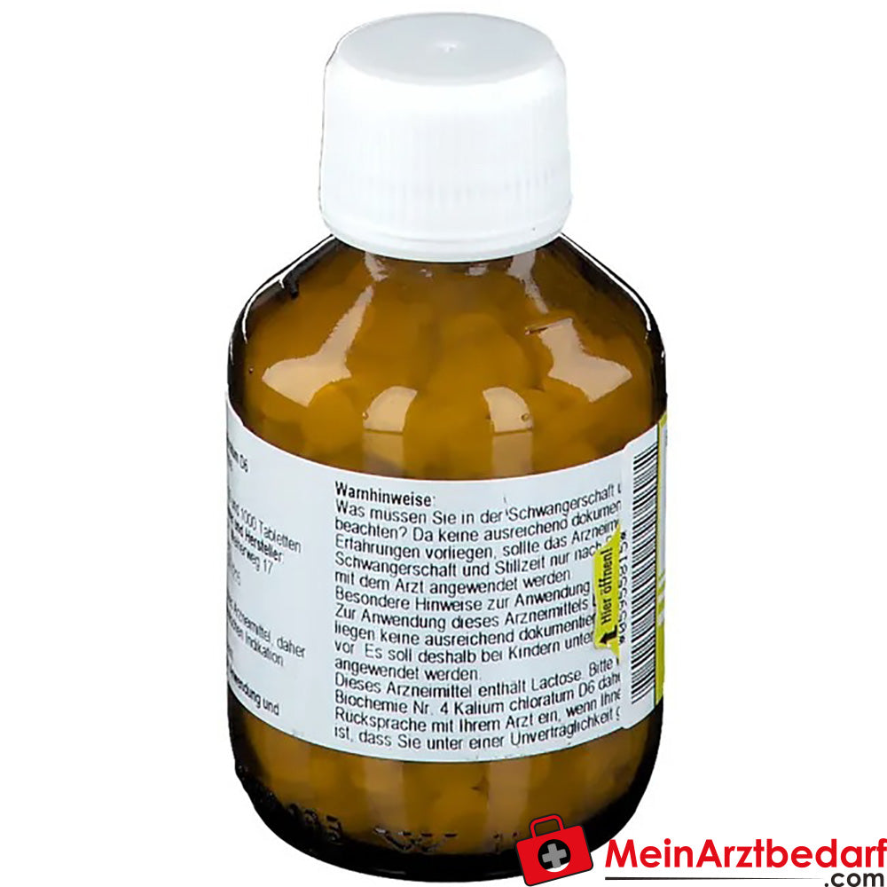 Biochemie 4 Kalium chloratum D 6 Tabletten.