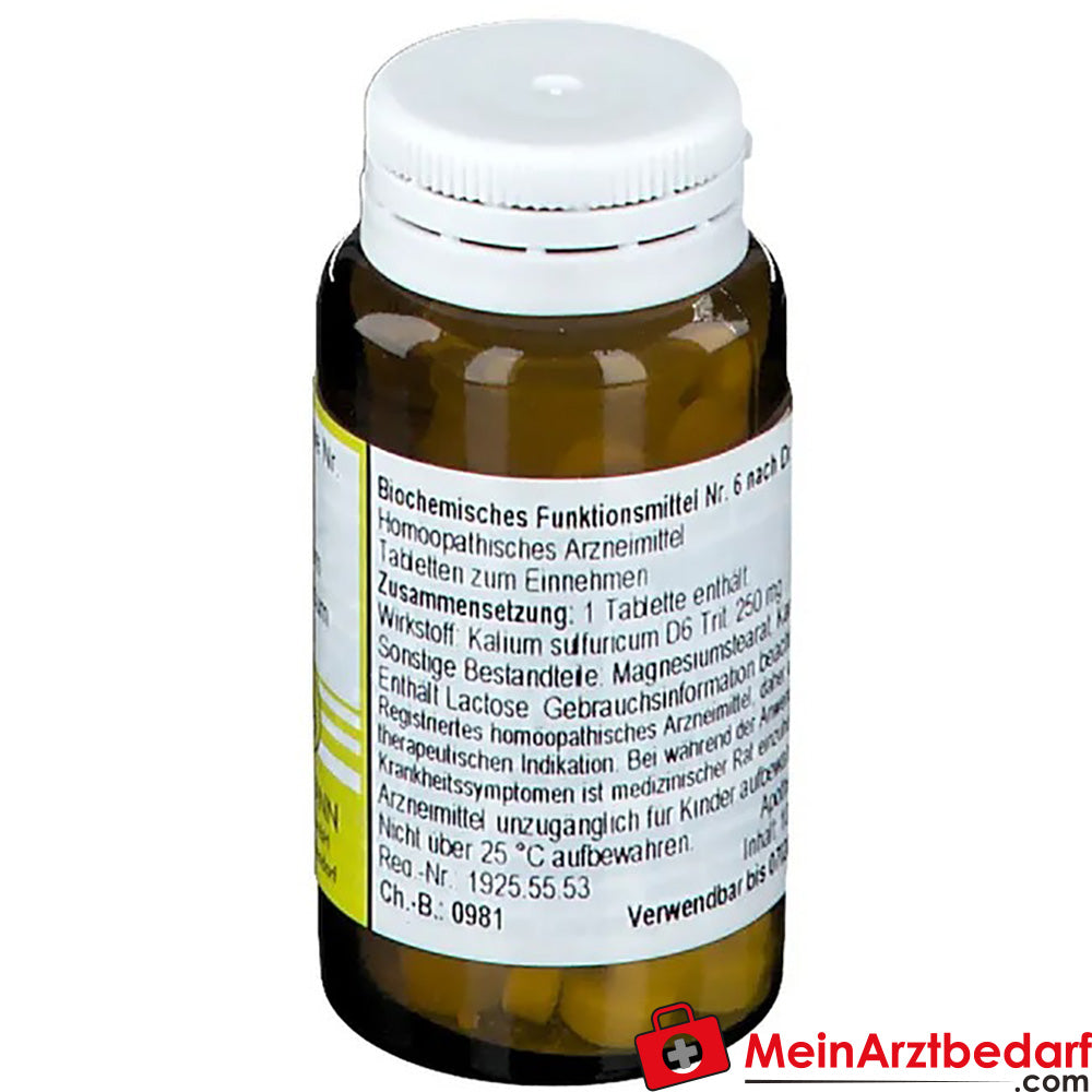 Biochemie 6 Kalium sulfuricum D 6 Tabletten.