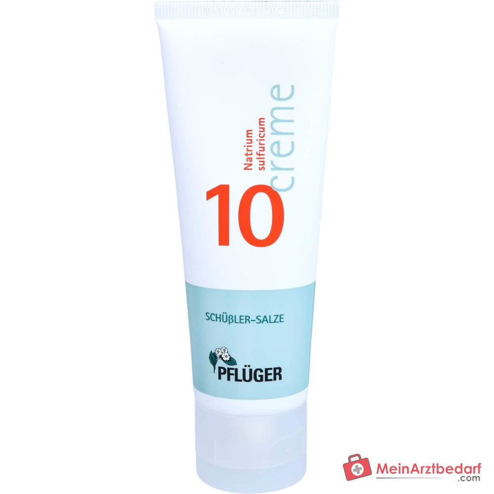 Pflüger Biochemie Krem nr 10 Natrium sulfuricum D4 Krem, 75 g