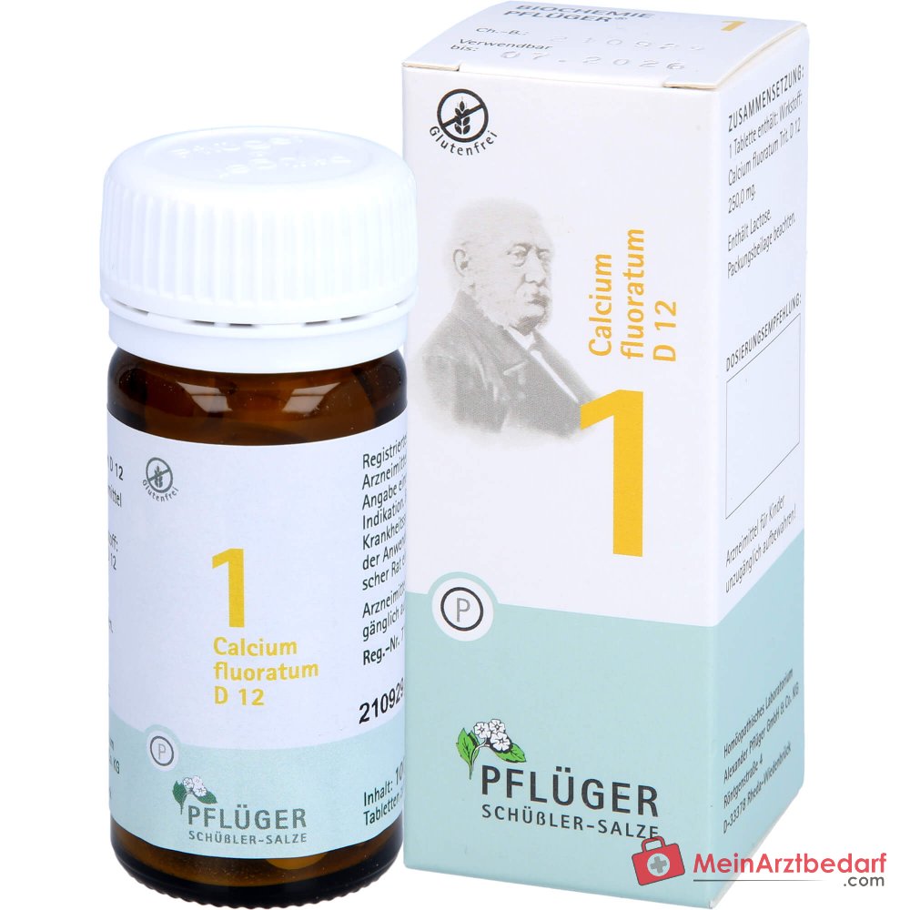 Biochemie Pflüger® N.º 1 Calcium fluoratum D12 250 mg Comprimidos 4000 unidades