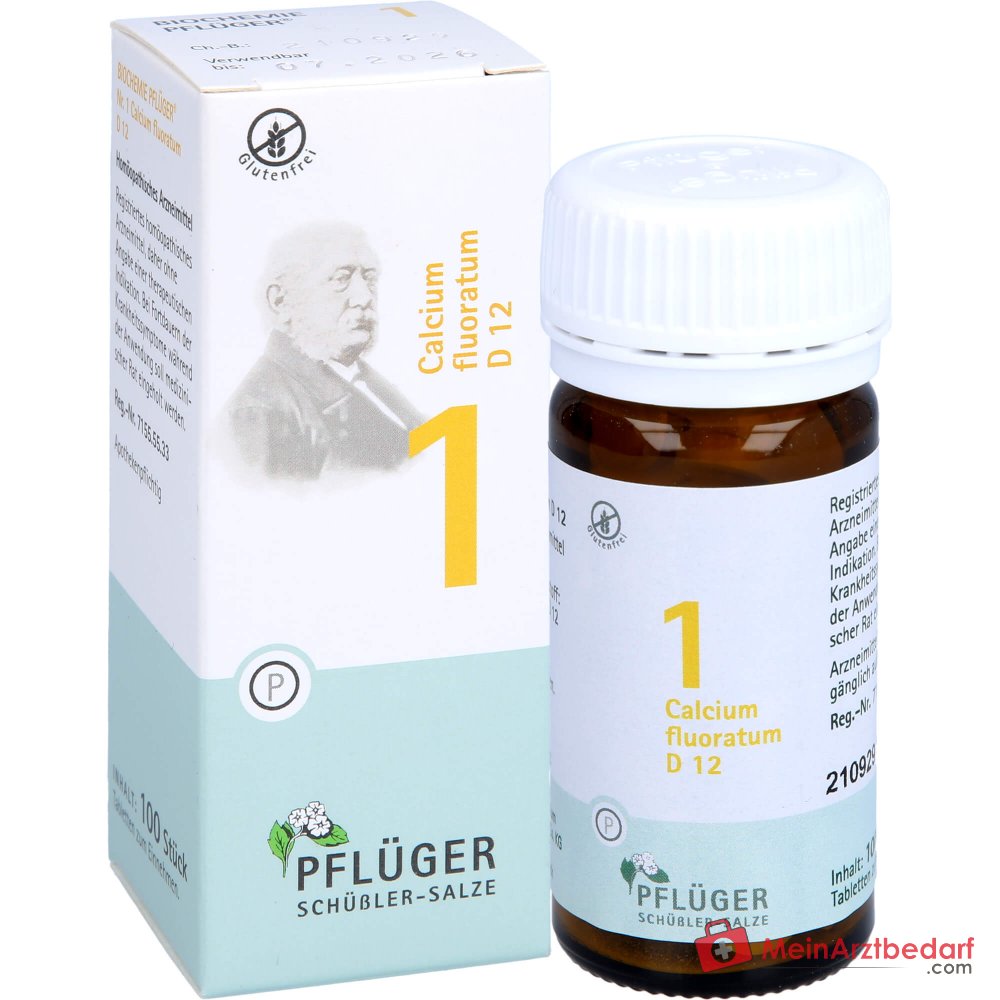Biochemie Pflüger® N.º 1 Calcium fluoratum D12 250 mg Comprimidos 4000 unidades