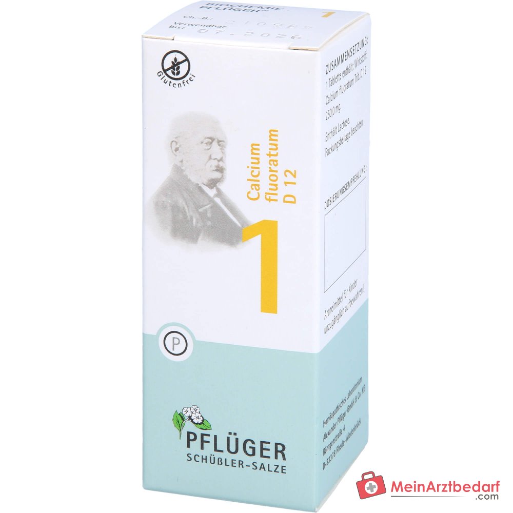 Biochemie Pflüger® N.º 1 Calcium fluoratum D12 250 mg Comprimidos 4000 unidades