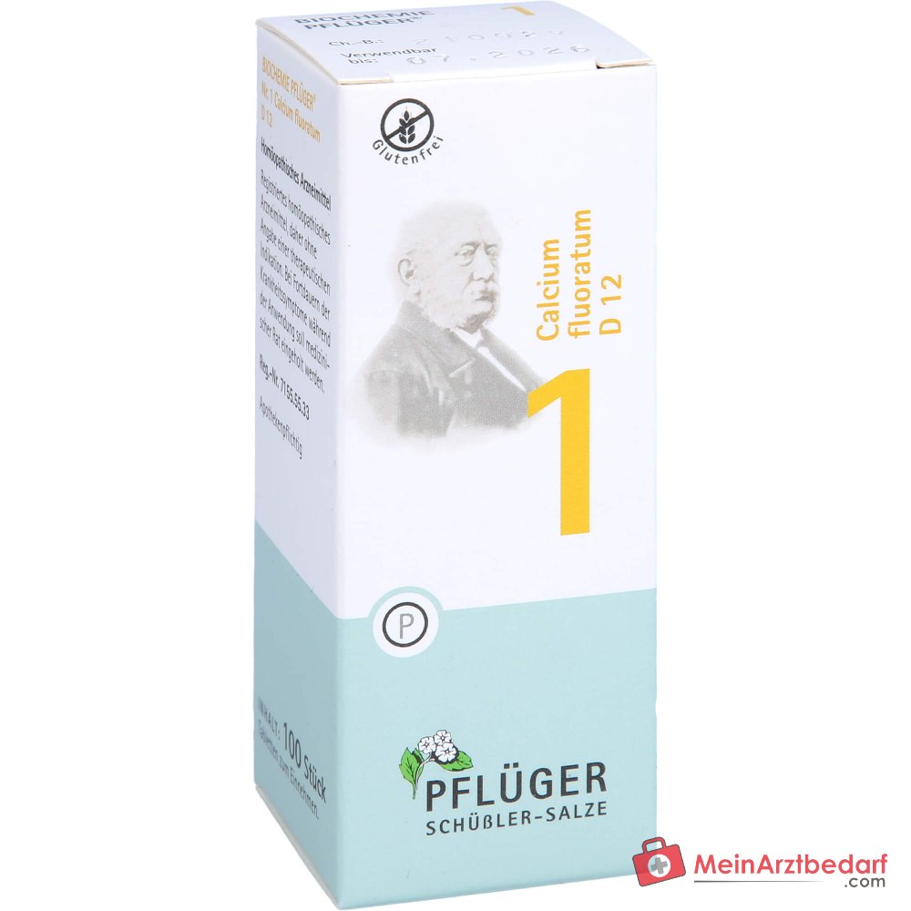 Biochemie Pflüger® N.º 1 Calcium fluoratum D12 250 mg Comprimidos 4000 unidades
