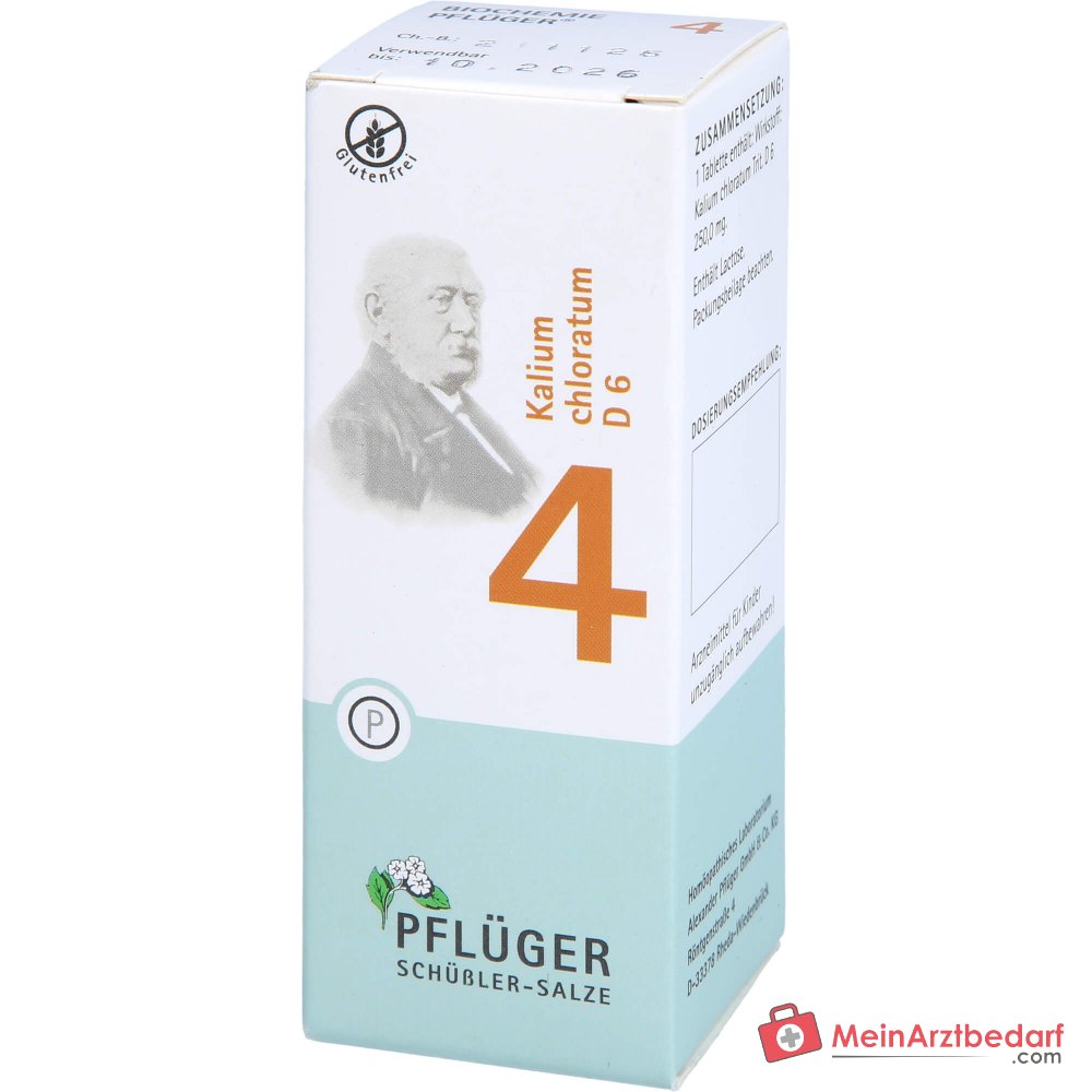 Biochemie Pflüger Nr. 4 Kalium chloratum D6 Tabletten 100 Stück