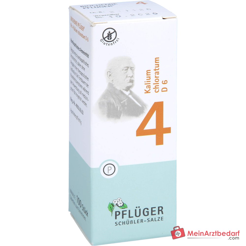 Biochemie Pflüger Nr. 4 Kalium chloratum D6 Tabletten 100 Stück