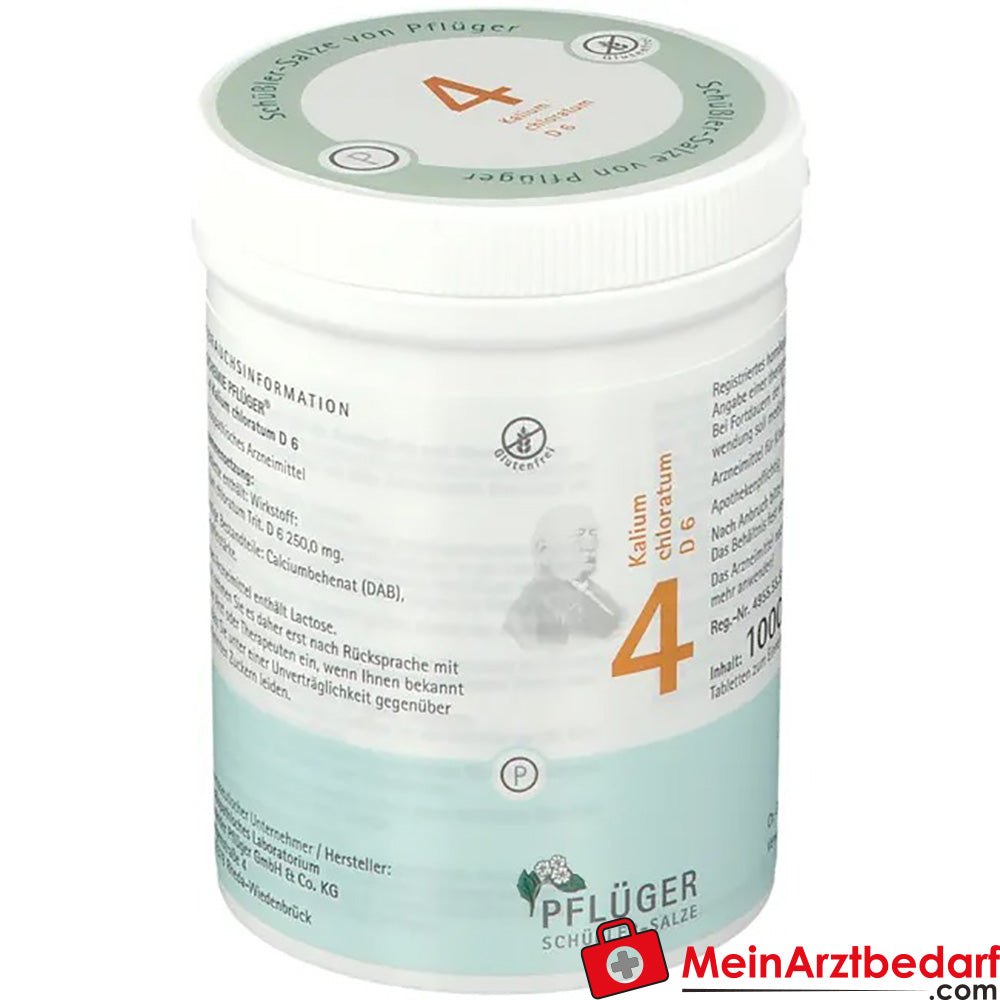 Biochemie Pflüger Nr. 4 Kalium chloratum D6 Tabletten 100 Stück