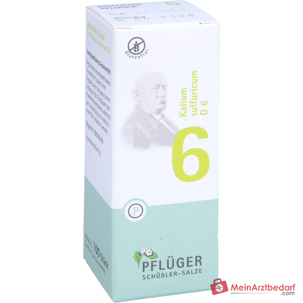 Biochimica Pflüger n. 6 Potassio solforico D6 250 mg Compresse