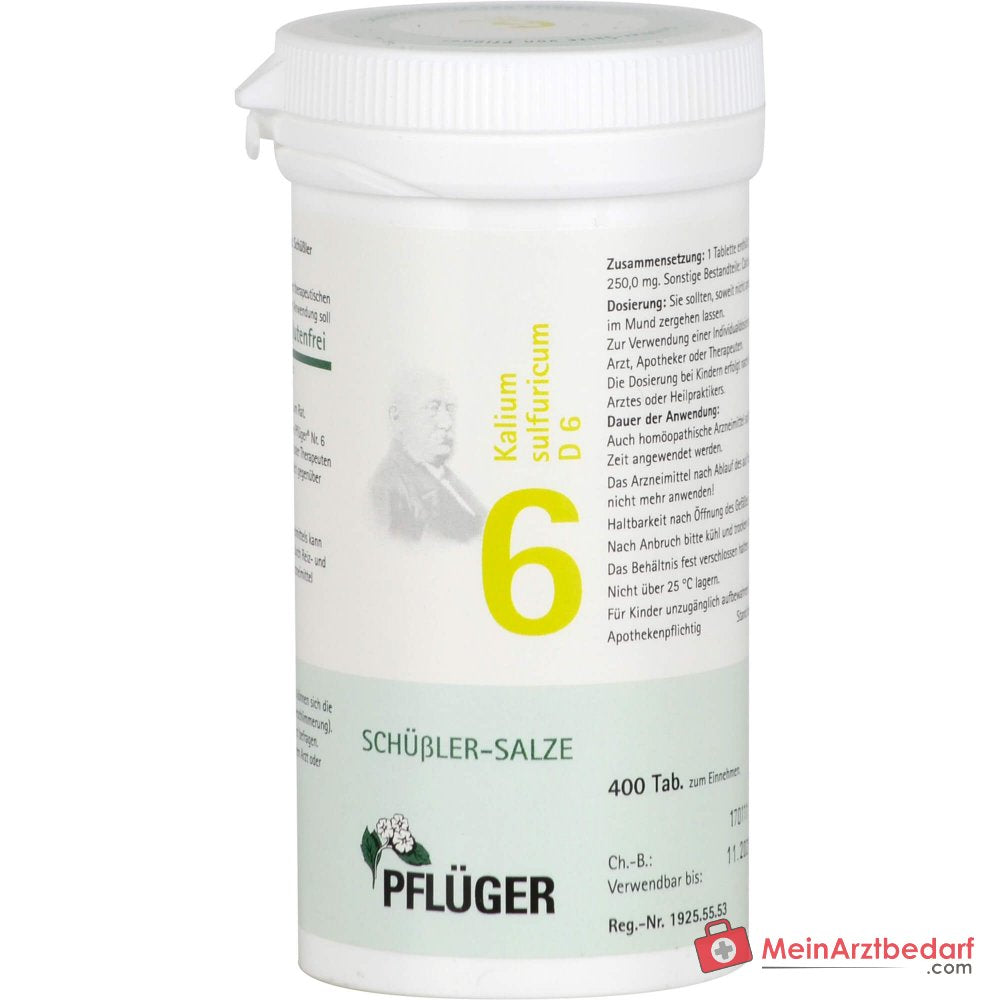 Biochimica Pflüger n. 6 Potassio solforico D6 250 mg Compresse