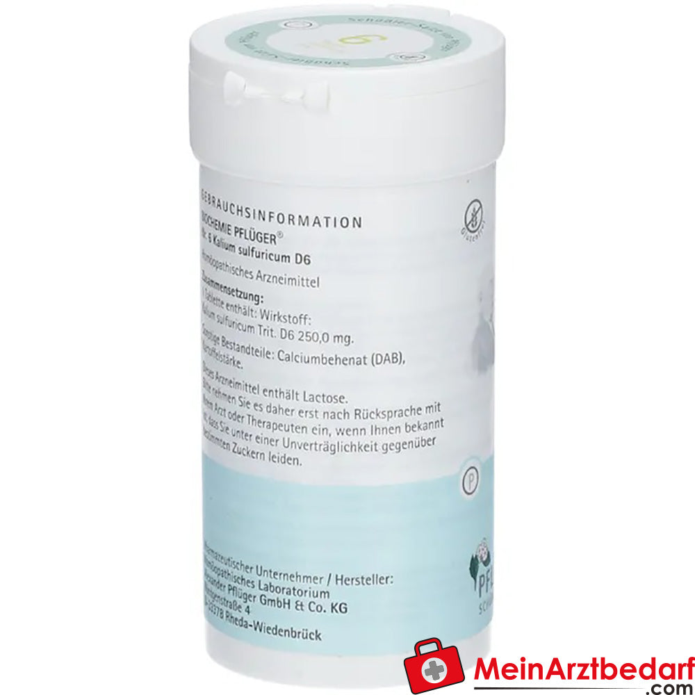 BIOCHEMIE 6 KAL SULFUR D 6.