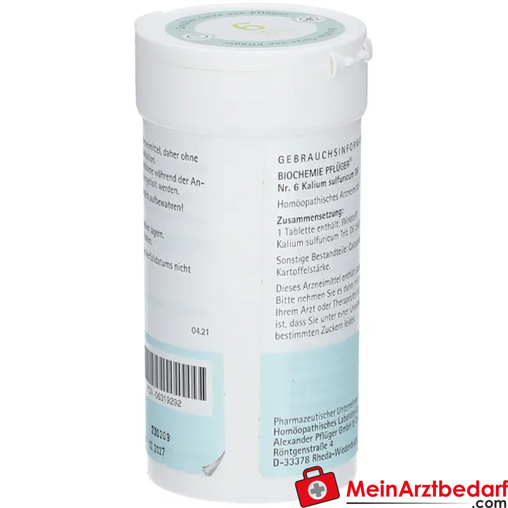 BIOCHEMIE 6 KAL SULFUR D 6.