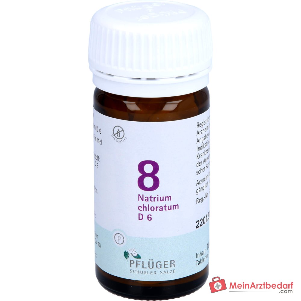 Biochemie Pflüger nr. 8 Natrium chloratum D6 tabletten, 100 st.