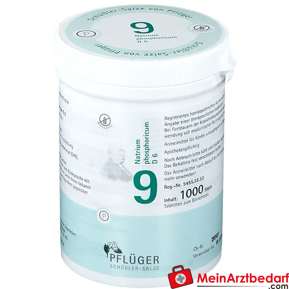 Biochemie Pflüger® Nr. 9 Natrium phosphoricum D6 Tabletten.
