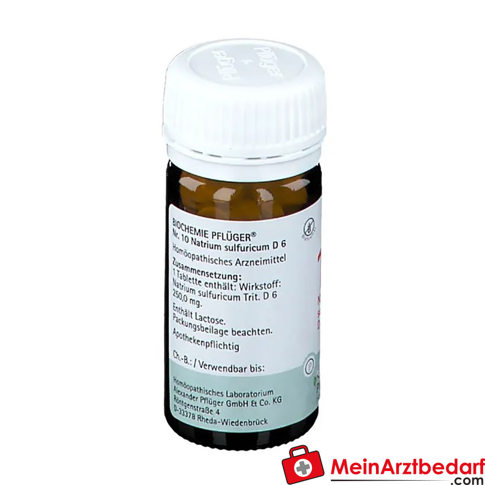 Biochemie Pflüger® Nr. 10 Natrium sulfuricum D6 Tabletten.