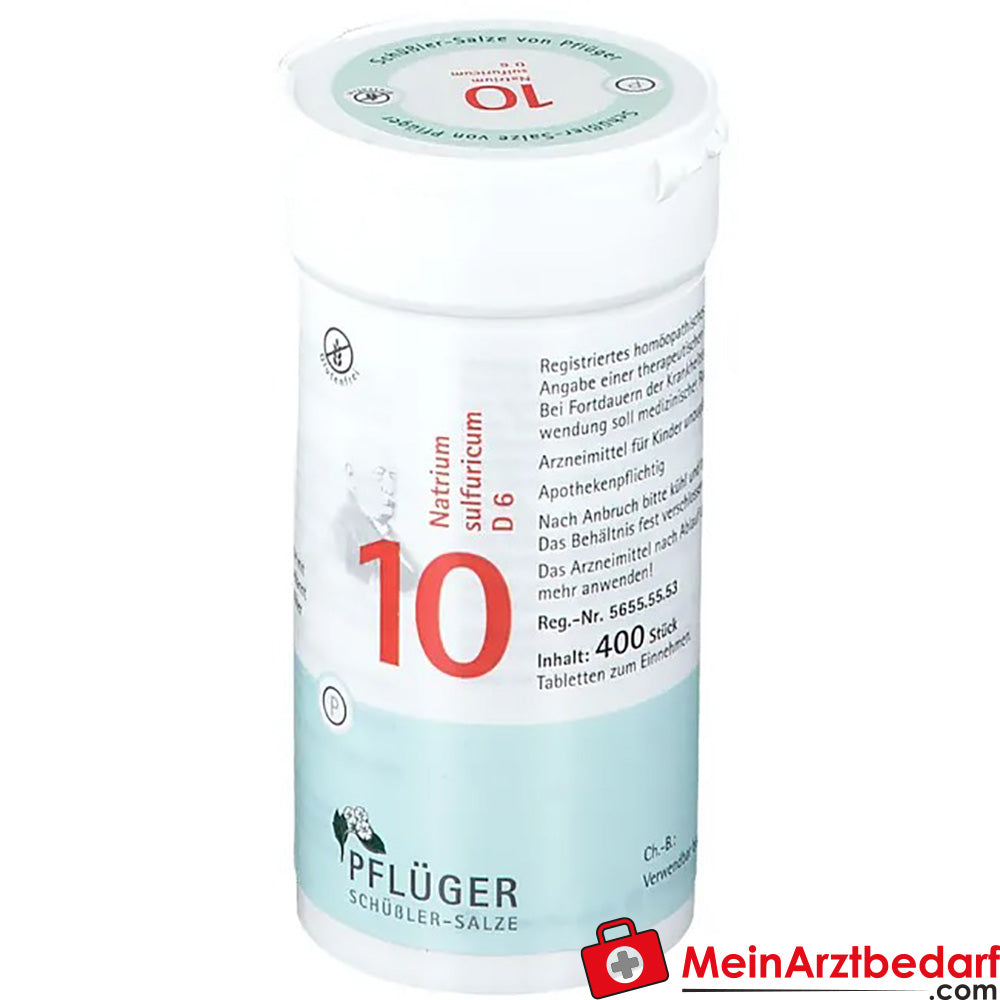 Biochemie Pflüger® Nr. 10 Natrium sulfuricum D6 Tabletten.