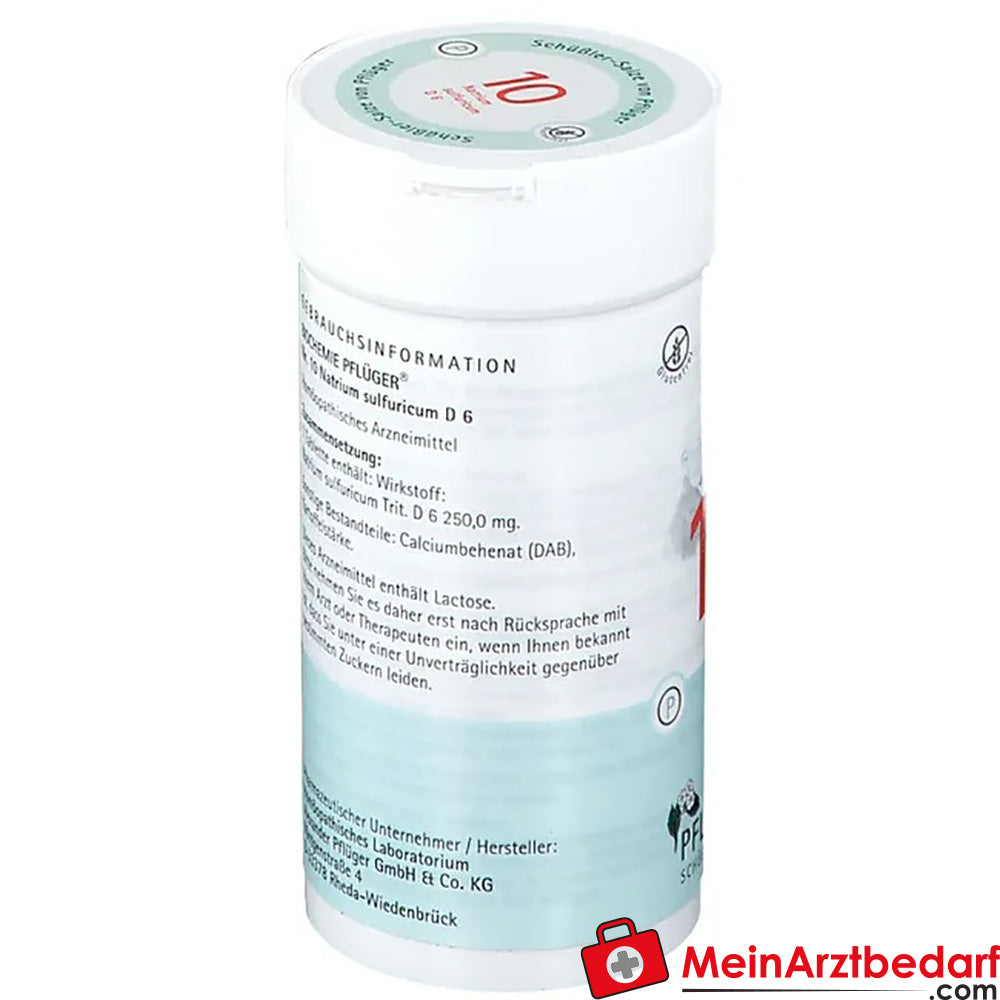 Biochemie Pflüger® Nr. 10 Natrium sulfuricum D6 Tabletten.