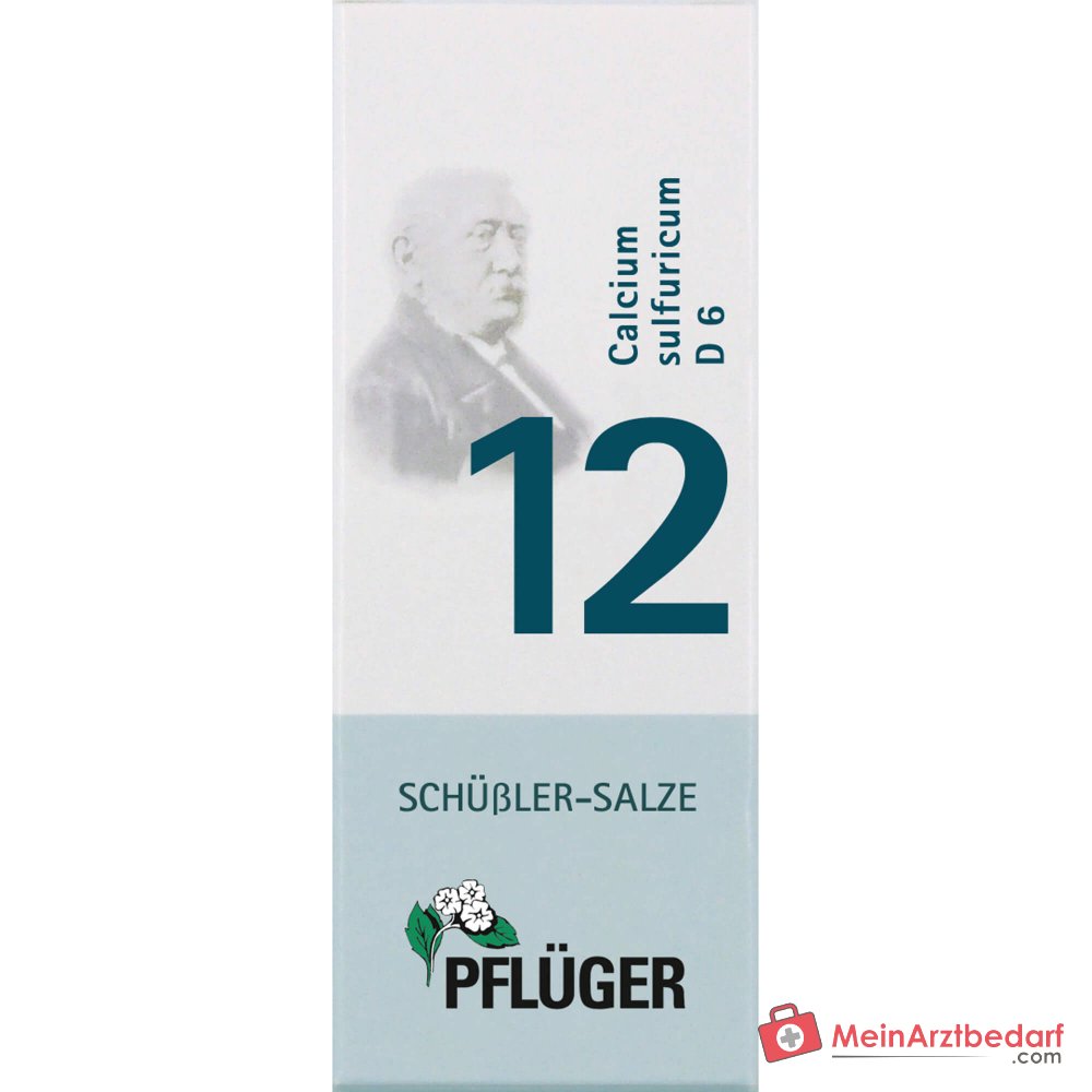 Biochimie Pflüger n°12 Calcium sulfuricum D6 250 mg Comprimés 100 unités.