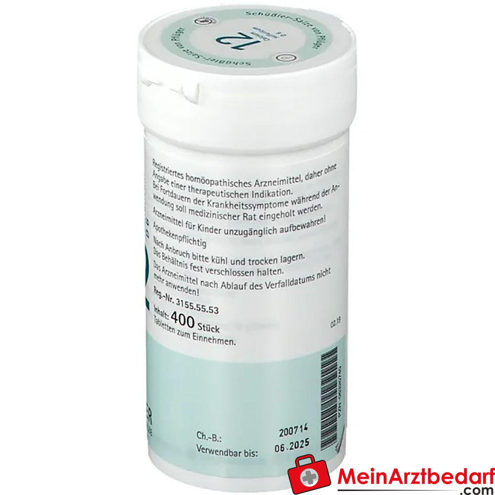 Biochemie Pflüger® Nr. 12 Calcium sulfuricum D6 Tabletten.