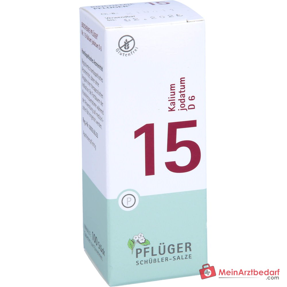 Biochemie Pflüger n° 15 Kalium jodatum D6 250 mg Comprimés 400 pièces