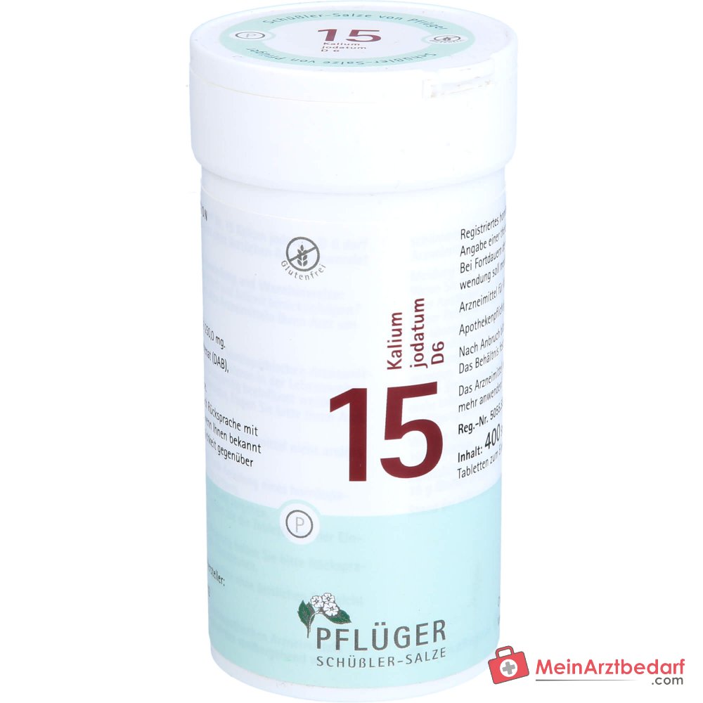 Biochemie Pflüger n° 15 Kalium jodatum D6 250 mg Comprimés 400 pièces