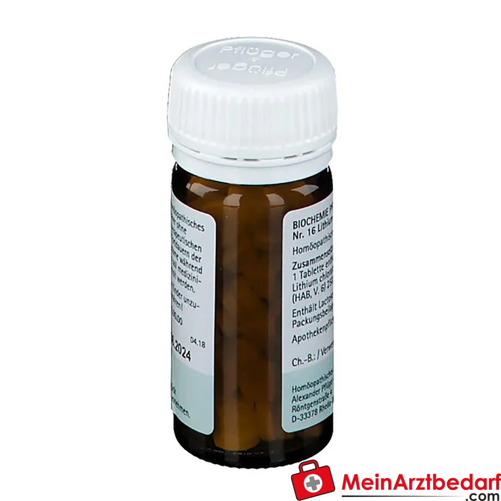 Biochemie Pflüger® Nr. 16 Lithium chloratum D6 Tabletten.