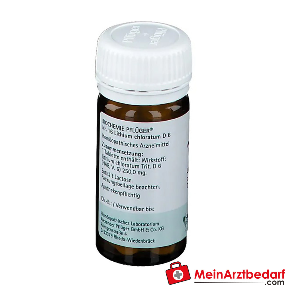 Biochemie Pflüger® Nr. 16 Lithium chloratum D6 Tabletten.