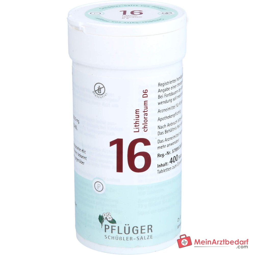 Biochemia Pflüger nr 16 Litium chloratum D6 tabletki, 100 szt.