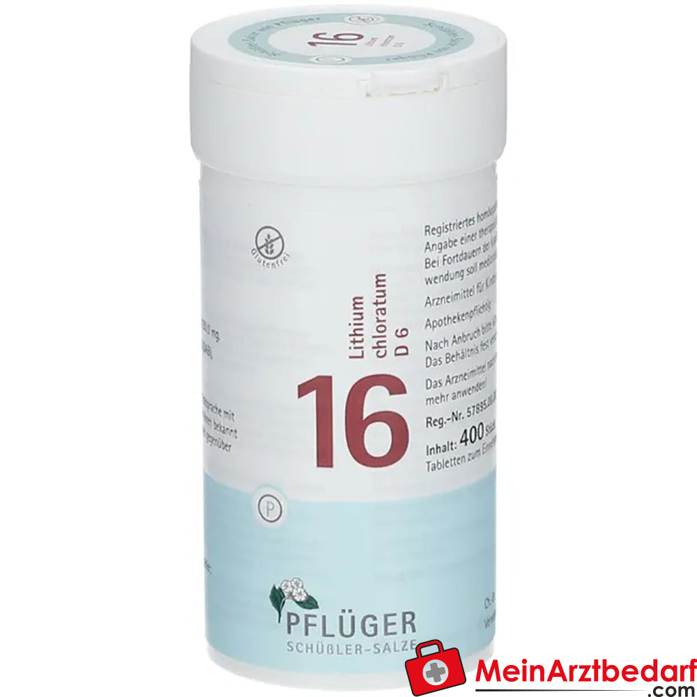 Biochemie Pflüger® Nr. 16 Lithium chloratum D6 Tabletten.