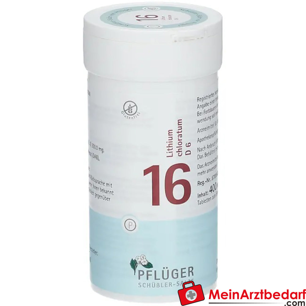 Biochemie Pflüger® Nr. 16 Lithium chloratum D6 Tabletten.