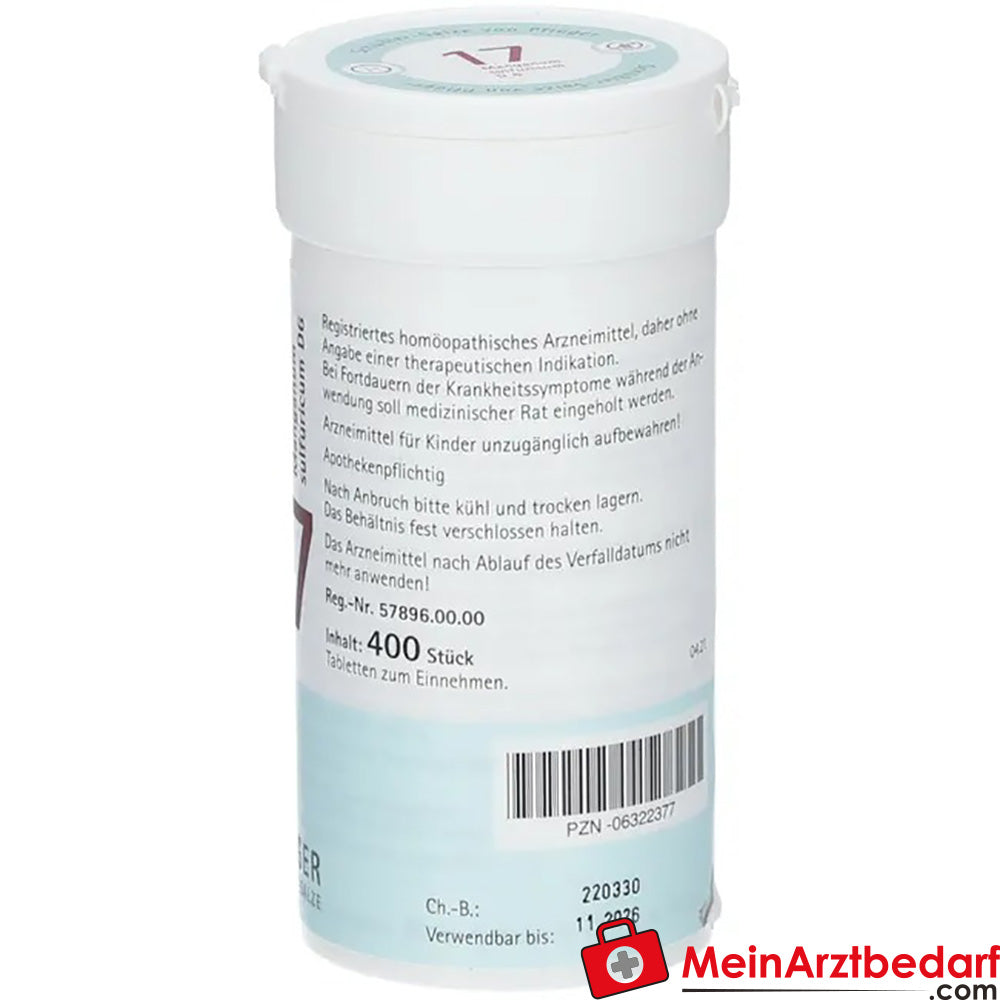 Biochemie Pflüger® Nr. 17 Manganum sulfuricum D6 Tabletten.