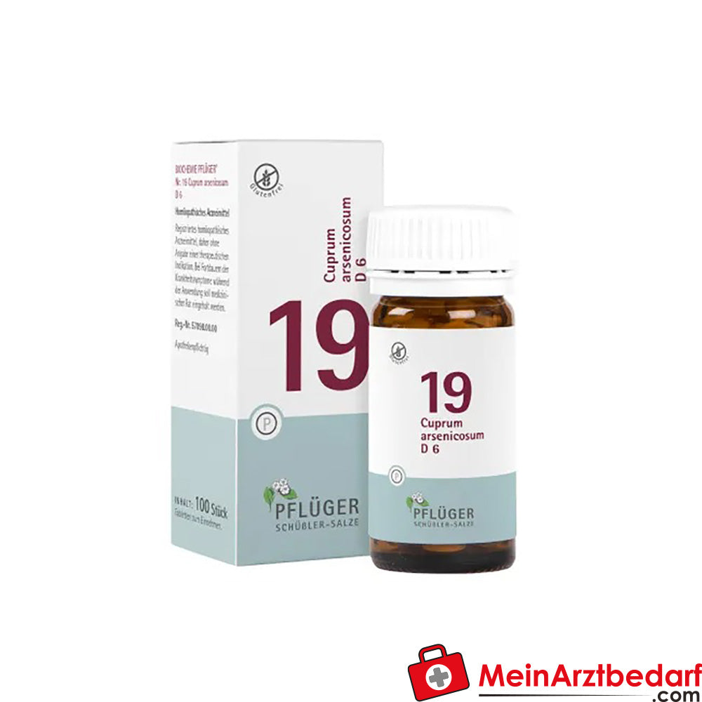 Biochemie Pflüger® Nr. 19 Cuprum arsenicosum D6 Tabletten.