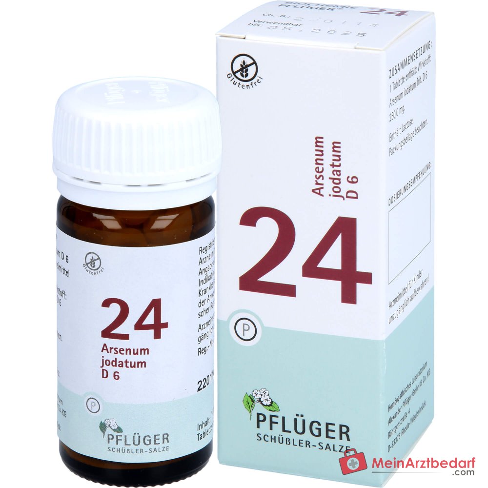 Biochimica Pflüger n. 24 Arsenum iodatum D6 Compresse 250 mg