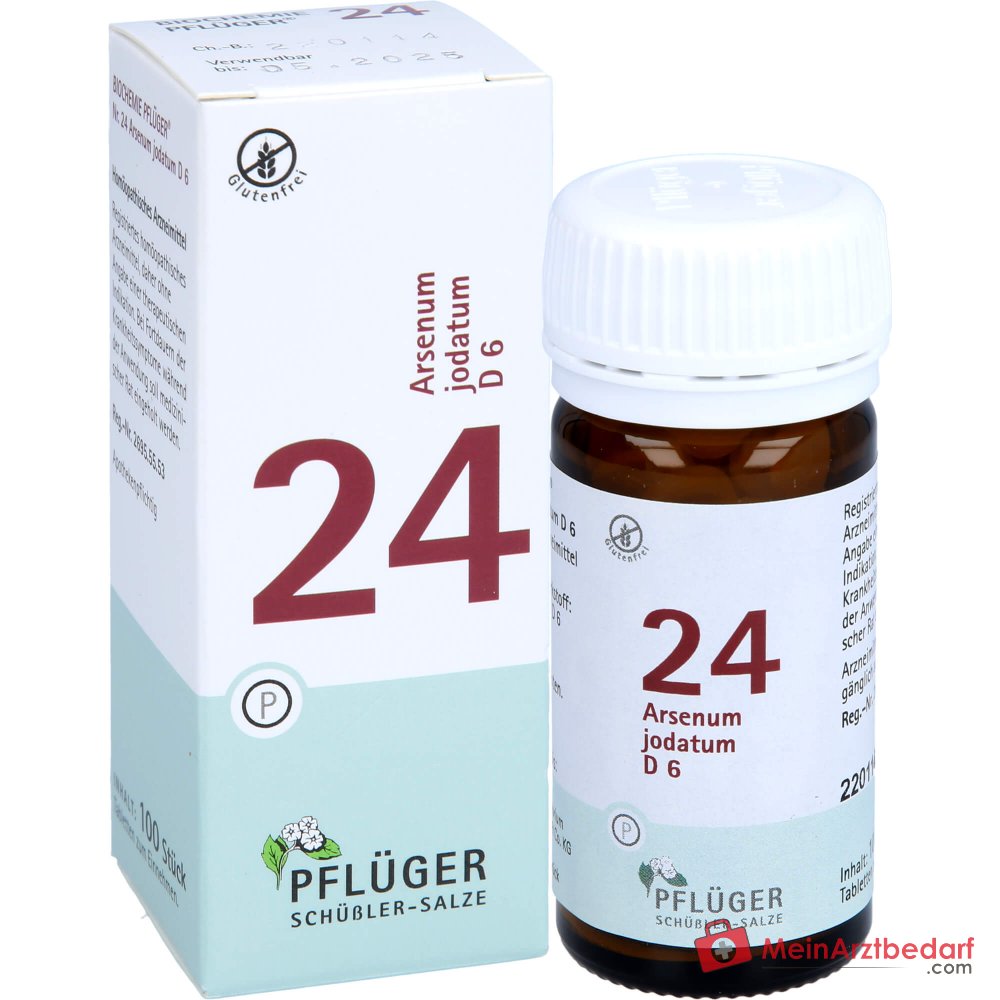 Biochimica Pflüger n. 24 Arsenum iodatum D6 Compresse 250 mg