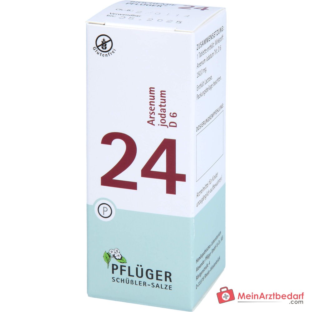 Biochimica Pflüger n. 24 Arsenum iodatum D6 Compresse 250 mg