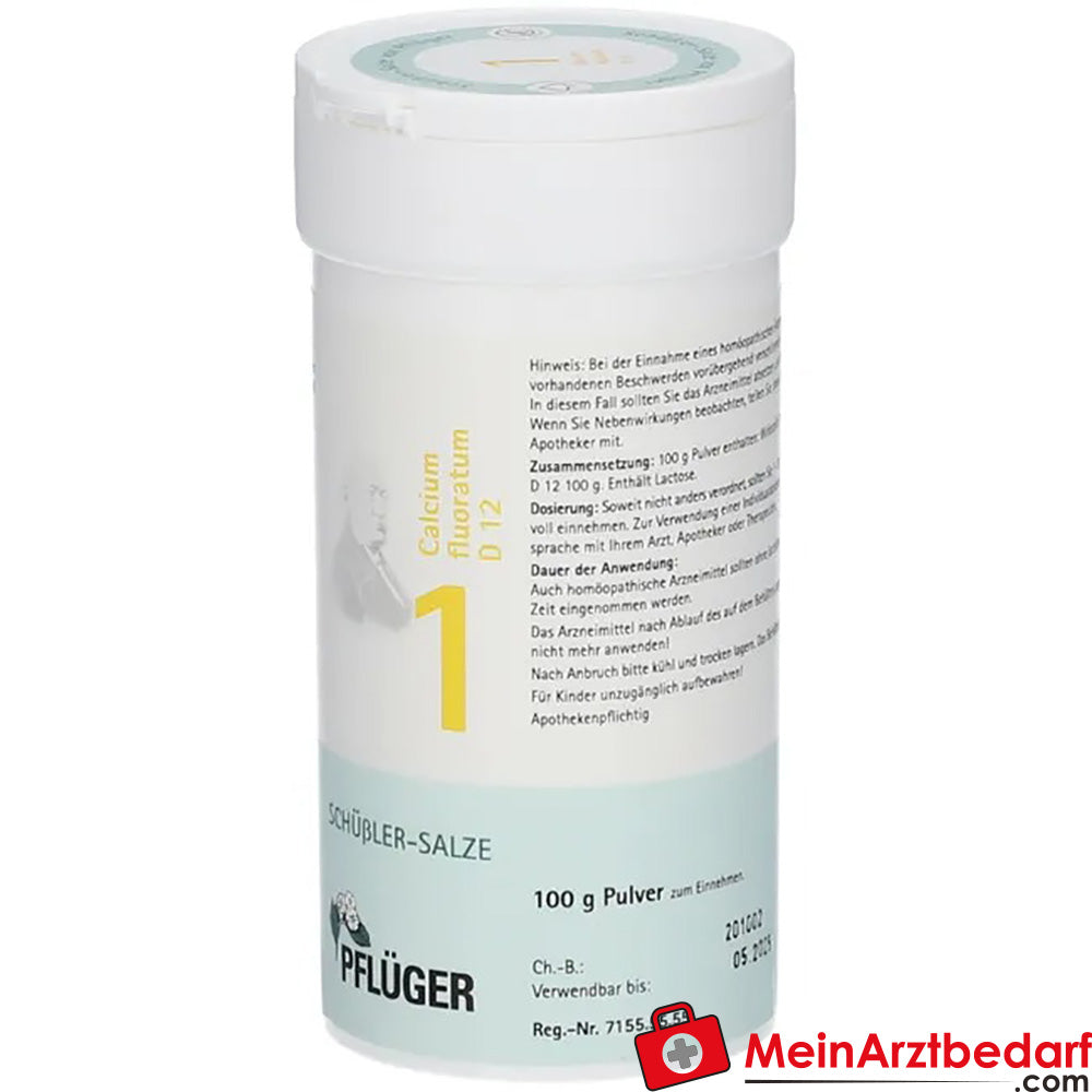 Biochemie Pflüger® Nr. 1 Calcium fluoratum D12 Pulver.