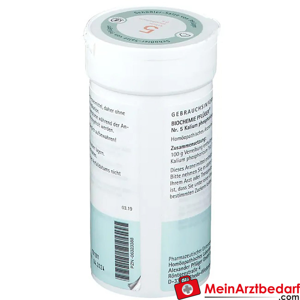 Biochemie Pflüger® Nr. 5 Kalium phosphoricum D6 Pulver.