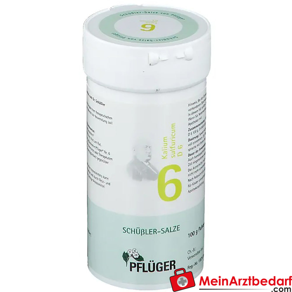 Biochemie Pflüger® Nr. 6 Kalium sulfuricum D6 Pulver.