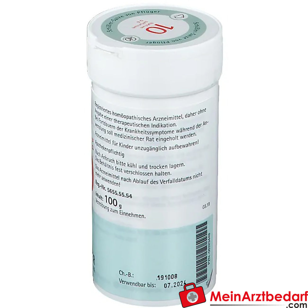 Biochemie Pflüger® Nr. 10 Natrium sulfuricum D6 Pulver.