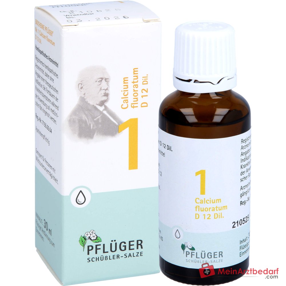 Biochemie Pflüger Nr. 1 Calcium fluoratum D12 Tropfen, 100 ml
