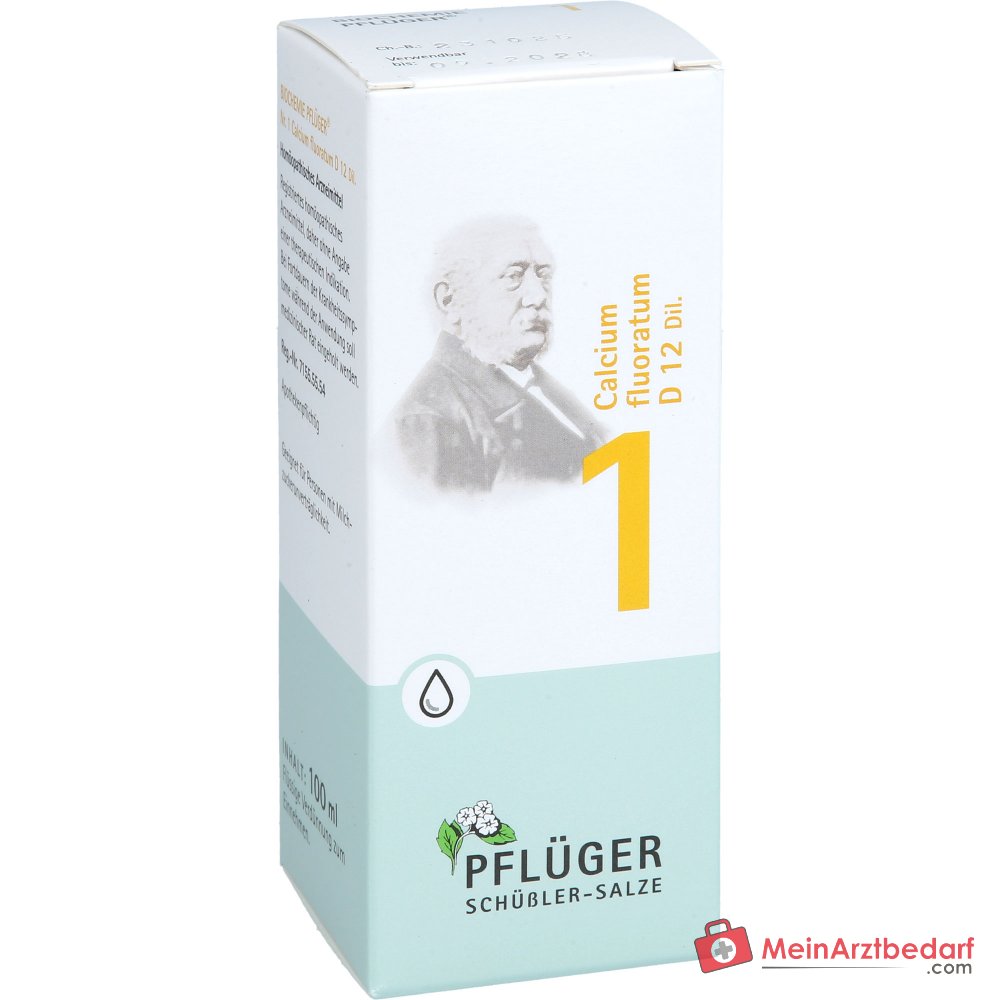 Biochemie Pflüger Nr. 1 Calcium fluoratum D12 Tropfen, 100 ml