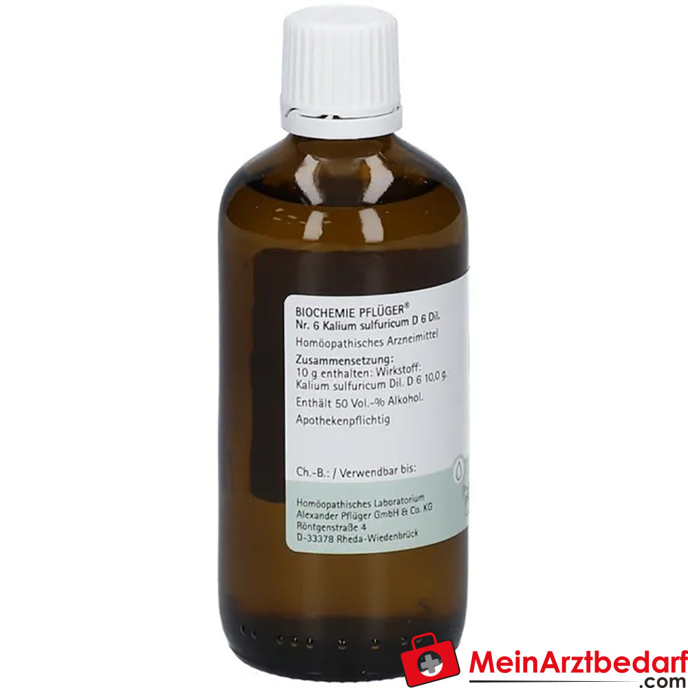 Biochemie Pflüger® Nr. 6 Kalium sulfuricum D6 Tropfen.
