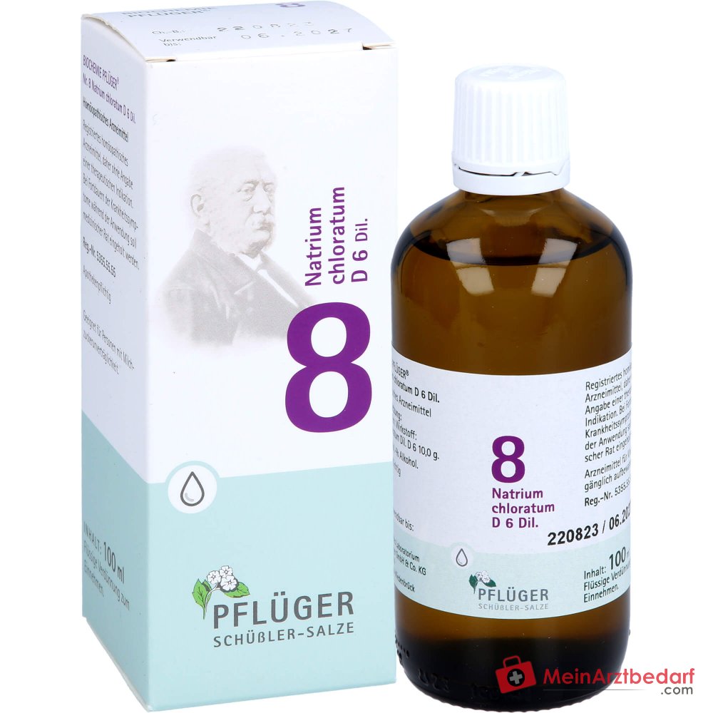 Biochemie Pflüger nr. 8 Natrium chloratum D6 druppels 1000 mg