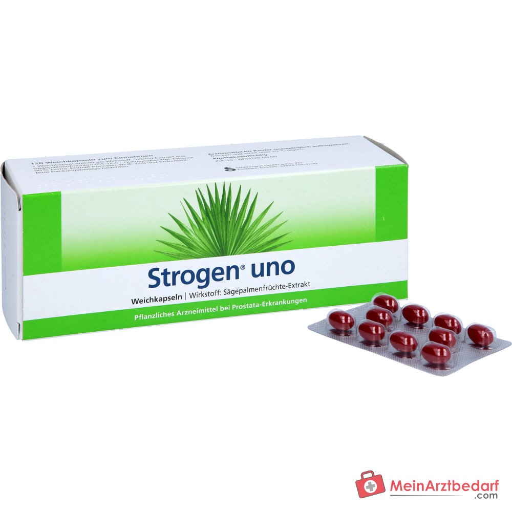 Strathmann Strogen uno Sägepalmenfrucht-Dickextrakt Weichkapseln, 60 St.