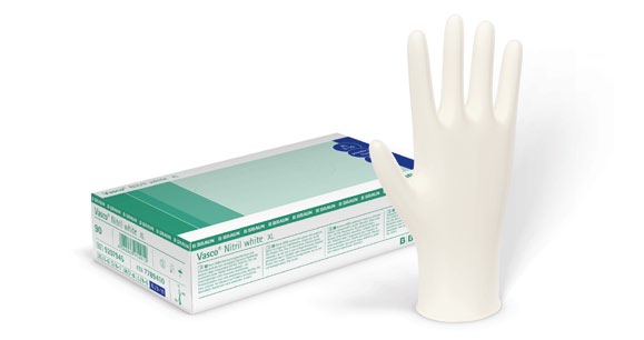 B. Braun Vasco Nitril white, 100 Stk.