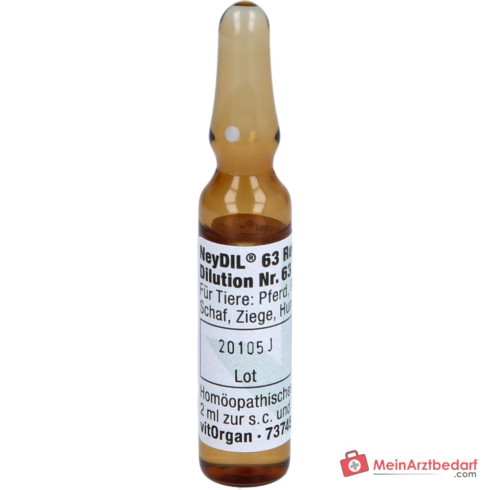 NeyDIL 63 Revitorgan D4 pro dierenarts homeopathisch geneesmiddel oplossing voor injectie 5 x 2 ml