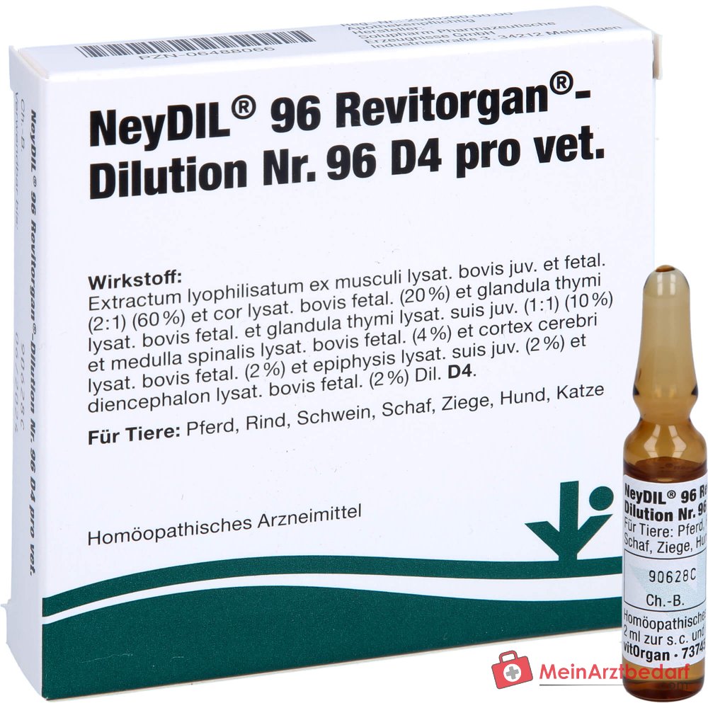 NeyDIL 96 Revit D4 pro vet. Injektionslösung 5 x 2 ml